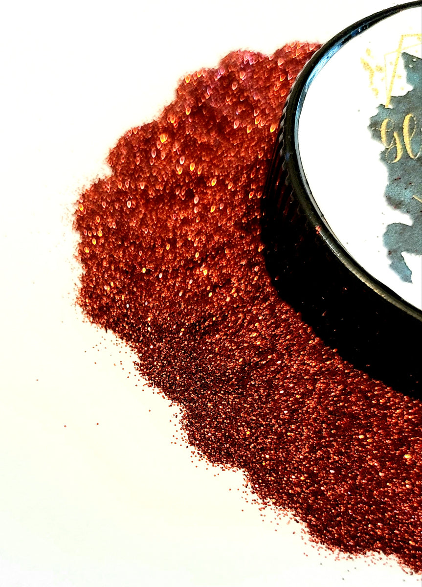 KENZEE-RED-FINE GLITTER MATERIAL Nina . Embrace the art of Expression